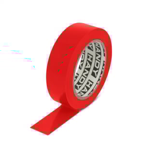 Adezivi si benzi adezive - Banda izolatoare- 19 mm x 10 m - Rosu | 10 buc. set