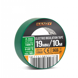 Banda izolatoare- 19 mm x 10 m - Verde | 10 buc. set [2]