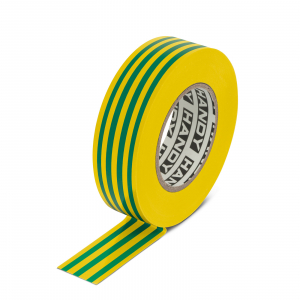 Adezivi si benzi adezive - Banda izolatoare- 19 mm x 20 m - Galben/Verde | 10 bucati set