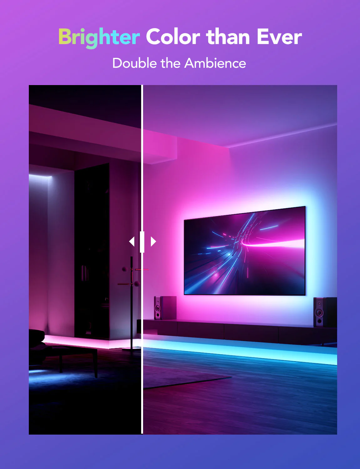 Banda LED Govee M1 RGBIC H61E1, 5m, Sincronizare Muzica, Wifi si Bluetooth, Alexa , Google Asistant [6]