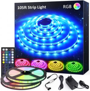 Kit banda LED / banda LED - Banda LED RGB Novostela 32m, 960 Leduri, Telecomanda RF cu 44 butoane