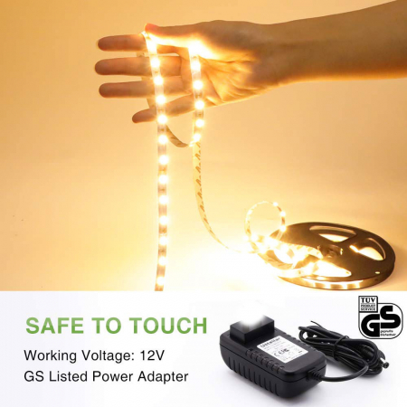 Banda LED Ustellar 12m, 720 Leduri, Senzor miscare, alb cald 3000K, Dimmer | Ustellar [4]