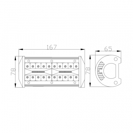 Bara LEd Bar Auto Off Road - 40W - 40 SMD LED, 4200 lumeni [6]