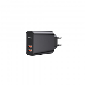 Adaptoare USB bricheta - Baseus Incarcator de perete PPS QC3.0 2USB 30W Negru