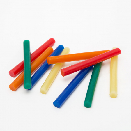Baghete slicon - Set batoane termoadeziva - 11 mm - colorate, 10 bucati pachet