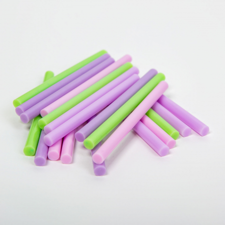 Baghete slicon - Baton termoadeziv -7 x 100 mm - coloare sidefată - 10 buc/pachet