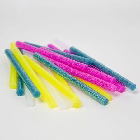 Baghete slicon - Baton termoadeziv -7 x 100 mm - colorat fluorescent - 10 buc/pachet