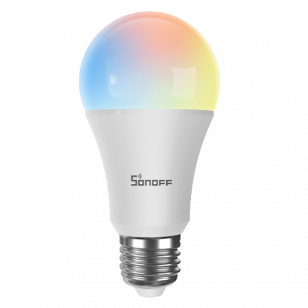 Iluminat inteligent WIFI - Bec Smart cu LED Sonoff B05-B-A60, RGB, Putere 9W, 806 LM, Control aplicatie