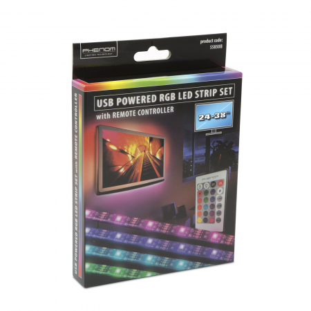 Benzi LED pentru iluminare fundal TV, cu telecomandă 24-38” [3]