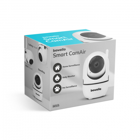 Baby video monitor - camera supraveghere Smart - WiFi - 1080p - pivotanta 360°, detectie miscare [6]