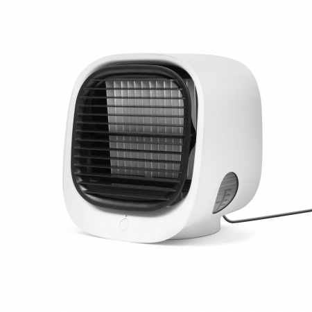 Ventilatoare racire - Bewello - Mini-ventilator portabil cu funcţie de răcire - USB - Alb