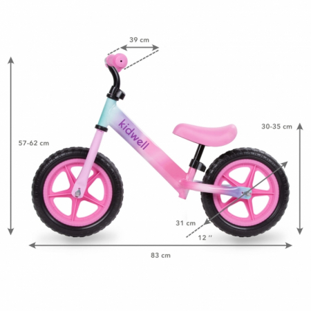 Bicicleta fara pedale Kidwell Rebel Ombre [4]