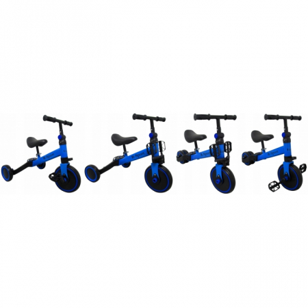 Bicicleta multifunctionala 4 in 1 cu pedale detasabile P8 R-Sport - Albastru [2]