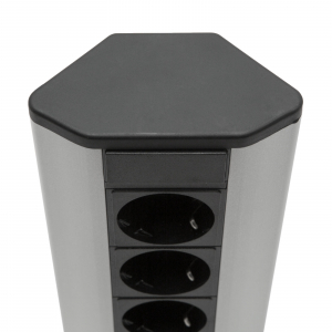 Bloc multipriză de colţ 3 x 250V, 16A [3]
