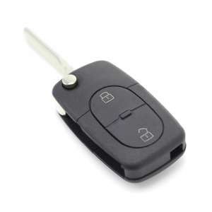 CARGUARD - Audi - carcasă cheie tip briceag, 2+1 butoane, cu buton panică și baterie CR 2032 [6]