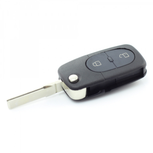 CARGUARD - Audi - carcasă cheie tip briceag cu 2+1 butoane (1 buton de panică) și baterie 1616 [5]
