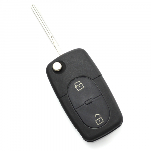 Cracasa cheie pornire Audi / Volkswagen / Seat / Skoda - CARGUARD - Audi - carcasă cheie tip briceag, cu 2 butoane