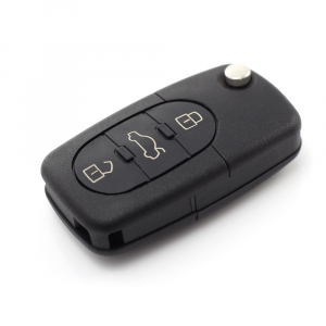 CARGUARD - Audi - carcasă cheie tip briceag cu 3+1 butoane (1 buton de panică) și baterie 1616 [7]