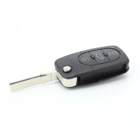 CARGUARD - Audi - carcasă cheie tip briceag cu 3+1 butoane, buton de panică și baterie 2032 [3]