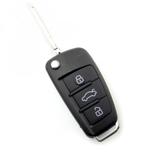 Cracasa cheie pornire Audi / Volkswagen / Seat / Skoda - CARGUARD - Audi - model nou - carcasă cheie tip briceag, cu 3 butoane