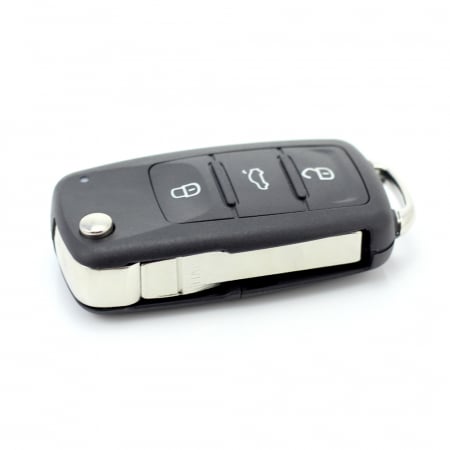 Carcasă cheie tip briceag, cu 3 butoane pentru Volkswagen 2010 + (MK6) [1]