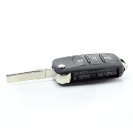 Carcasă cheie tip briceag, cu 3 butoane pentru Volkswagen 2010 + (MK6) [3]