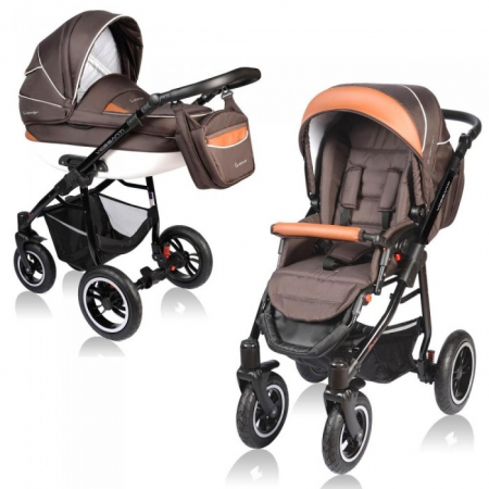 Carucioare copii - Carucior VESSANTI Crooner 2 in 1 - Brown