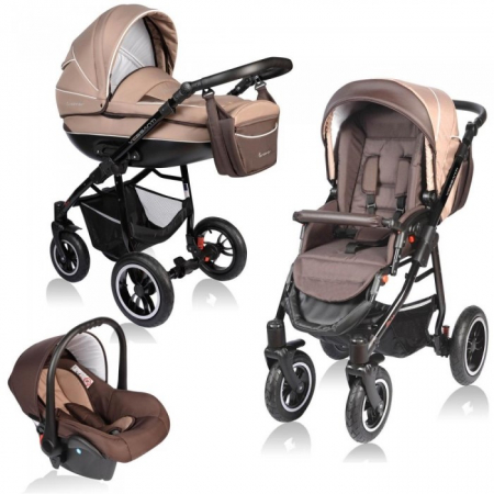 Carucioare copii - Carucior VESSANTI Crooner 3 in 1 - Beige