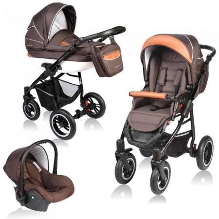 Carucioare copii - Carucior VESSANTI Crooner 3 in 1 - Brown
