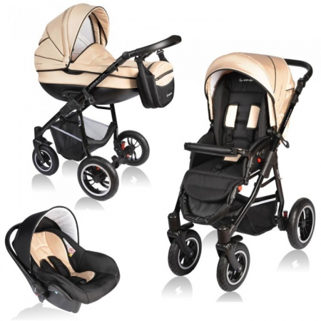 Carucioare copii - Carucior VESSANTI Crooner 3 in 1 - Cream