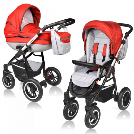 Carucioare copii - Carucior VESSANTI Crooner Prestige 2 in 1 - Red