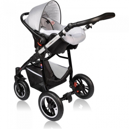 Carucior VESSANTI Crooner Prestige 3 in 1 - Light Gray [8]
