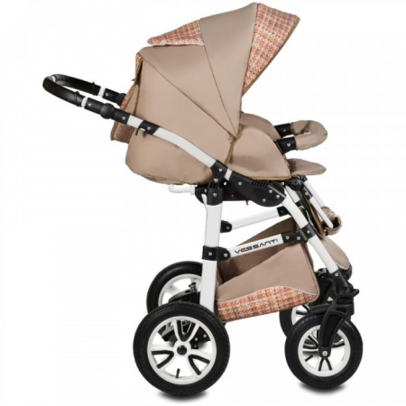 Carucior VESSANTI Flamingo Easy Drive 3 in 1- Beige [3]