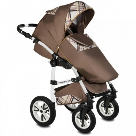 Carucior VESSANTI Flamingo Easy Drive 3 in 1 - Brown [4]