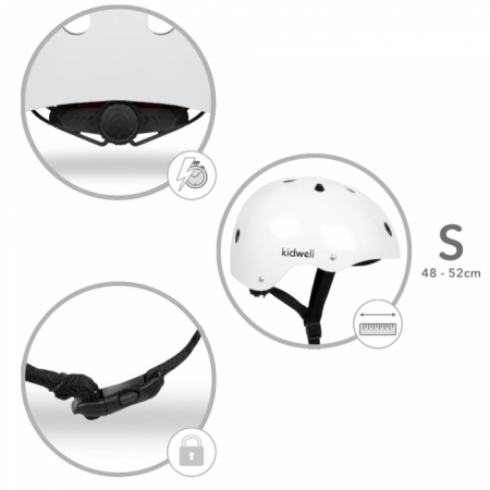 Casca de protectie pentru copii Kidwell ORIX - Alb [3]