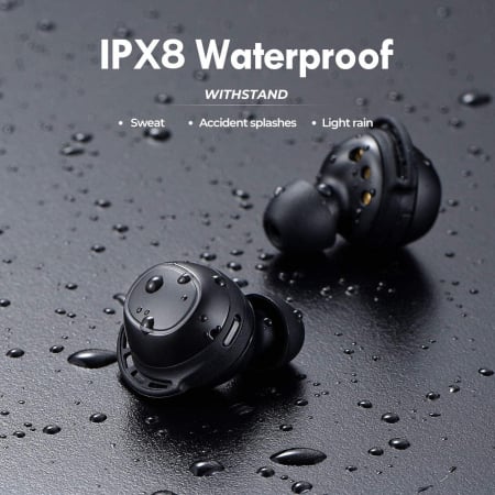 Casti audio In-Ear Mpow M30 TWS, Bas Clar, IPX8, 25 ore, USB-C, True Wireless, Bluetooth 5.0, TWS [6]