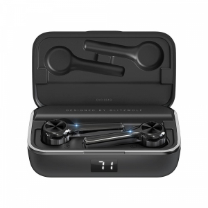 Casti Bluetooth 5.0 True Wireless Blitzwolf BW-FYE6, TWS, Dual Dynamic Driver, timp mare de functionare [3]