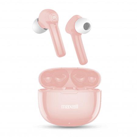 Accesorii telefoane - Căști Maxell BT Dynamic+TWS control la atingere, ultra bas - roz