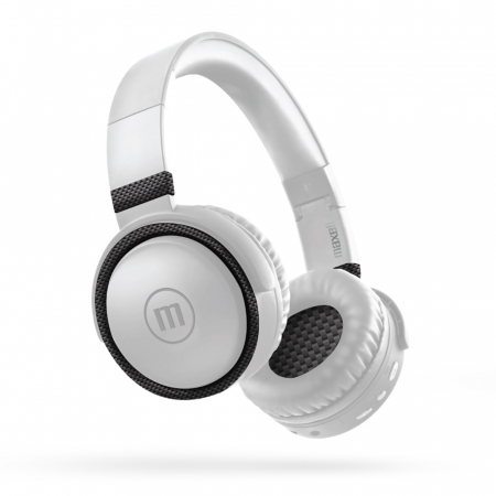 Casti bluetooth - Căști bluetooth fara fir Maxell HP-BTB52, sunet excelent, microfon incorporat - albe