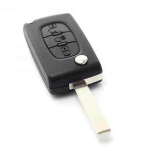 Citroen / Peugeot 307 - Carcasa tip cheie briceag cu 3 butoane, lama VA2-SH3 cu suport baterie [4]