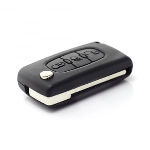 Citroen / Peugeot 307 - Carcasa tip cheie briceag cu 3 butoane, lama VA2-SH3 cu suport baterie [5]