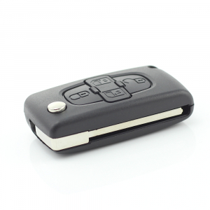 Citroen / Peugeot - Carcasa tip cheie briceag cu 4 butoane, fara suport baterie, model VA2-SH4 [8]