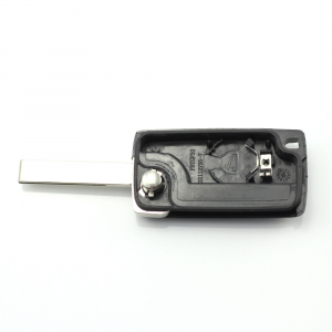 Citroen / Peugeot - Carcasa tip cheie briceag cu 4 butoane si suport baterie, lama tip VA2-SH4 [3]