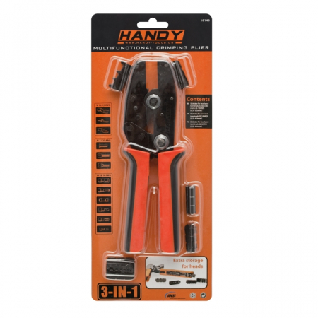Cleste de sertizat universal 3 in 1 cu 3 profile schimbabile [3]