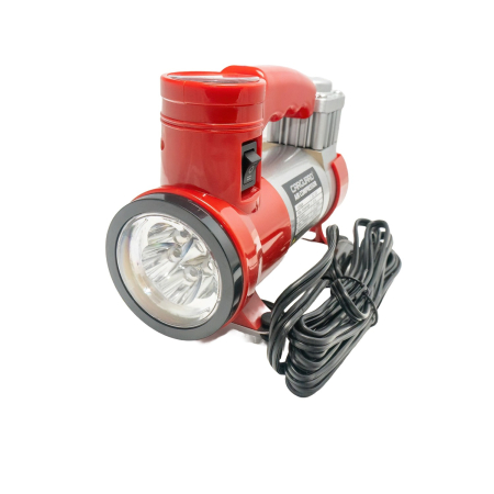 Compresor auto 12V Carguard – 30 L/min – 150 PSI – carcasă metal + LED frontal [2]