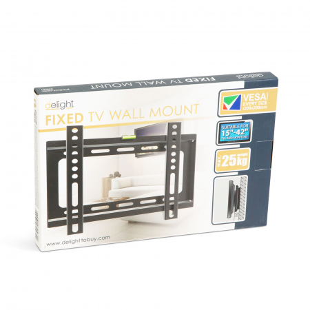 Consola de perete fixa, cu boloboc - pentru TV LCD sarcina admisa 25 kg, VESA 200x200 mm [1]