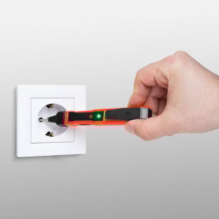 Creion de fază fără contact - cu feedback de lumină și sunet - 70-250 V AC - alimentat cu baterie [2]