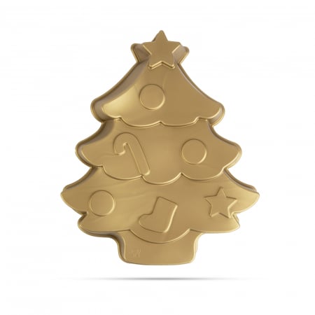 Decoratiuni Craciun - Cutie de copt din silicon - brad - 28 x 25 x 4,5 cm