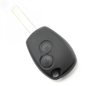 Carcasa cheie pornire Dacia / Renault - Dacia / Renault - Carcasa cheie cu 2 butoane si suport baterie din inox
