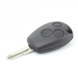 Dacia / Renault - Carcasa cheie cu 3 butoane si suport baterie din inox [4]